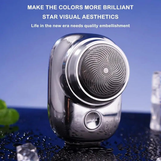 Mini Shave Portable Shaver Wet and Dry Men Is USB Rechargeable Shaver - The Etimad Store 