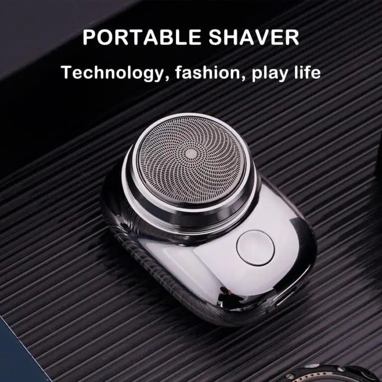 Mini Shave Portable Shaver Wet and Dry Men Is USB Rechargeable Shaver - The Etimad Store 